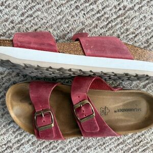 Salamander Women's Burgundy Sandals